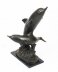 Vintage Bronze Statue of Dolphins Riding the Waves Late 20th C | Ref. no. 09747a | Regent Antiques