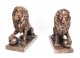 Vintage Magnificent Large Pair of Cast Bronze Medici Lions Late 20th Century | Ref. no. 09758a | Regent Antiques