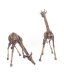 Vintage Highly Detailed Pair of Large Bronze Giraffes Late 20th Century | Ref. no. 09759a | Regent Antiques