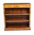 Bespoke Sheraton Revival Low Burr Walnut Open Bookcase | Ref. no. 09862a | Regent Antiques