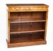 Bespoke Sheraton Revival Low Burr Walnut Open Bookcase | Ref. no. 09862a | Regent Antiques