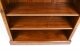 Bespoke Sheraton Revival Low Burr Walnut Open Bookcase | Ref. no. 09862a | Regent Antiques