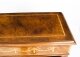 Bespoke Pair Sheraton Style Burr Walnut Low Open Bookcases | Ref. no. 09862b | Regent Antiques