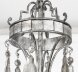 Vintage Silvered Bronze & Mirrored Chandelier Late 20th Century | Ref. no. 09884a | Regent Antiques