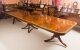 Vintage 14ft Regency Style Dining Table Inlaid Flame Mahogany 20th C | Ref. no. A0745 | Regent Antiques