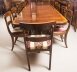 Vintage 14ft Regency Style Dining Table Inlaid Flame Mahogany 20th C | Ref. no. A0745 | Regent Antiques