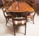 Vintage 14 ft Three Pillar Mahogany Dining Table and 16 Chairs 20th C | Ref. no. A0745a | Regent Antiques