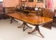 Vintage 14 ft Three Pillar Mahogany Dining Table and 16 Chairs 20th C | Ref. no. A0745a | Regent Antiques