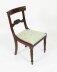 Vintage Set 12  Mahogany Regency Revival  Bar Back Dining Chairs 20th C | Ref. no. A1043 | Regent Antiques