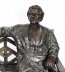 Vintage Larger than Life Size Bronze of Albert Einstein on a Garden Bench 20th C | Ref. no. A1160 | Regent Antiques