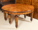 Stunning Bespoke Handmade 14ft Marquetry Burr Walnut Dining Table | Ref. no. A1203 | Regent Antiques