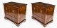 Bespoke large Pair of Burr Walnut Bedside Chests Cabinets With Slides Bespoke large Pair of Burr Walnut Bedside Chests Cabinets With Slides | Ref. no. A1211b | Regent Antiques