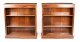 Bespoke Pair Mid Century Modernist Revival Low Rosewood Open Bookcases | Ref. no. A1227a | Regent Antiques