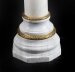Vintage 4ft White Marble and Ormolu Mounted Pedestal 20th Century | Ref. no. A1246a | Regent Antiques