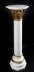 Vintage 4ft White Marble and Ormolu Mounted Pedestal 20th Century | Ref. no. A1246a | Regent Antiques