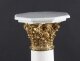 Vintage 4ft White Marble and Ormolu Mounted Pedestal 20th Century | Ref. no. A1246a | Regent Antiques