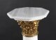 Vintage 4ft White Marble and Ormolu Mounted Pedestal 20th Century | Ref. no. A1246a | Regent Antiques