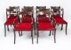 Antique Set 10 English Mahogany Regency Dining Chairs 19th Century | Ref. no. A1274a | Regent Antiques