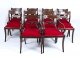 Antique Set 10 English Mahogany Regency Dining Chairs 19th Century | Ref. no. A1274a | Regent Antiques