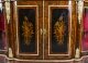 Antique Victorian Burr Walnut &  Marquetry Serpentine Credenza c.1860 19th C | Ref. no. A1280 | Regent Antiques