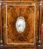 Antique Victorian Burr Walnut Sevres Plaque Mirror Back Credenza Cabinet 19th C | Ref. no. A1324 | Regent Antiques