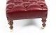 Bespoke Button Backed  Burgundy Leather Stool Ottoman 2ft 8" x 1ft 10" | Ref. no. A1335 | Regent Antiques