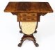 Antique William IV Drop Leaf Work Occasional Table Flame Mahogany 19th Century | Ref. no. A1418 | Regent Antiques