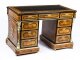 Antique Burr Walnut, Olive Wood, Ebonised, Ormolu Mounted Pedestal Desk 19th C | Ref. no. A1468 | Regent Antiques