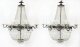 Antique Pair Louis Revival 20 light Ballroom Cut Crystal Tent Chandeliers c1920 | Ref. no. A1513 | Regent Antiques