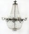 Antique Pair Louis Revival 20 light Ballroom Cut Crystal Tent Chandeliers c1920 | Ref. no. A1513 | Regent Antiques