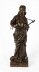 Antique 2ft Bronze Maiden Playing a Lute, by Albert Ernst Carrier 19th C | Ref. no. A1560 | Regent Antiques