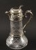 Antique Victorian Sterling Silver Gilt and Cut Crystal Claret Jug 1873 19th C | Ref. no. A1590 | Regent Antiques