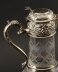 Antique Victorian Sterling Silver Gilt and Cut Crystal Claret Jug 1873 19th C | Ref. no. A1590 | Regent Antiques