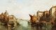 Antique Oil Painting Grand Canal Alfred Pollentine Dated 1877 19th C  90x140cm | Ref. no. A1611 | Regent Antiques