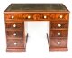 Antique 4ft Victorian Flame Mahogany Partners Pedestal Desk 19th C | Ref. no. A1616 | Regent Antiques