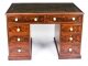 Antique 4ft Victorian Flame Mahogany Partners Pedestal Desk 19th C | Ref. no. A1616 | Regent Antiques