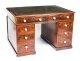 Antique 4ft Victorian Flame Mahogany Partners Pedestal Desk 19th C Antique 4ft Victorian Flame Mahogany Partners Pedestal Desk 19th C | Ref. no. A1616 | Regent Antiques