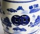 Vintage Pair Blue & White Porcelain Japanese Garden Seats 20th C | Ref. no. A1692a | Regent Antiques