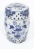 Vintage Pair Japanese  Blue & White Porcelain Garden Seats 20th Century | Ref. no. A1692b | Regent Antiques
