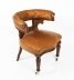 Antique Victorian Oak & Leather  Desk Chair Tub Chair c.1880 | Ref. no. A1697 | Regent Antiques