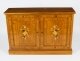 Bespoke Satinwood & Marquetry Inlaid Pier Side Cabinet | Ref. no. A1753b | Regent Antiques