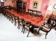 Bespoke Regency Revival 19ft Flame Mahogany Triple Pedestal Dining Table | Ref. no. A1754 | Regent Antiques