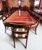 Bespoke Regency Revival 19ft Flame Mahogany Triple Pedestal Dining Table | Ref. no. A1754 | Regent Antiques