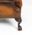 Antique Pair Leather Chippendale Wingback Armchairs c.1920 | Ref. no. A1789 | Regent Antiques
