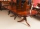 Bespoke 12ft Regency Revival Dining Table Inlaid Flame Mahogany | Ref. no. A1808 | Regent Antiques