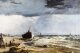 Antique Oil on Canvas Painting "Salvaging the Wreck" by Samuel Bird 19th Century | Ref. no. A1814 | Regent Antiques