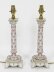 Vintage Pair Dresden Porcelain Lamps Mid Century | Ref. no. A1863a | Regent Antiques