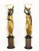 Vintage Pair Monumental Gilded Bronze Lamps on Marble Bases 20th Century | Ref. no. A1876 | Regent Antiques