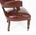 Antique Victorian Oak Leather Desk Chair Tub Chair c.1880 | Ref. no. A1879 | Regent Antiques