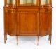 Antique Edwardian Serpentine Satinwood  Inlaid Display Cabinet  19th C | Ref. no. A1947 | Regent Antiques